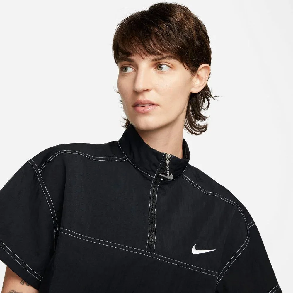 NWT Nike Women's Sportwear Swoosh Woven Dress - Picture 2 of 5